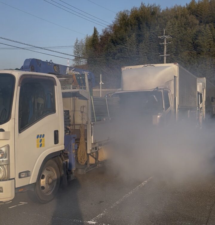 DPD洗浄後、快調に走れています(福岡県粕屋郡・小型トラックいすゞ自動車エルフ)の画像
